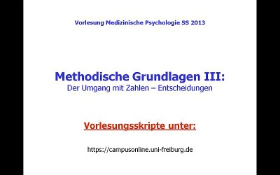 methodische Grundlagen Teil 3